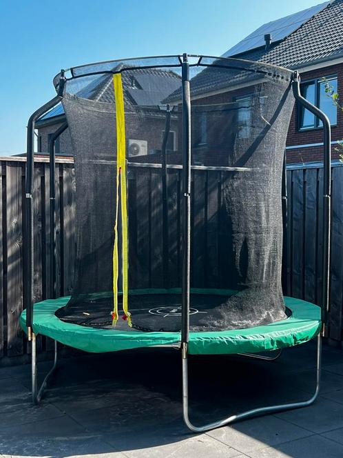 Trampoline 244cm, Kinderen en Baby's, Speelgoed | Buiten | Trampolines, Zo goed als nieuw, Ophalen of Verzenden