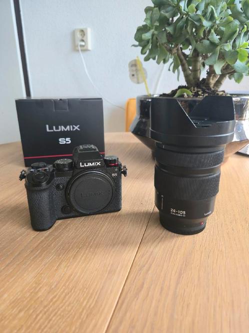 Panasonic Lumix DC-S5 + 24-105mm lens, Audio, Tv en Foto, Fotocamera's Digitaal, Gebruikt, Spiegelreflex, Overige Merken, 8 keer of meer