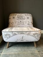 Moooi Cocktail Chair - Marcel Wanders - Amsterdam Print, Ophalen, Minder dan 75 cm, Zo goed als nieuw, Stof