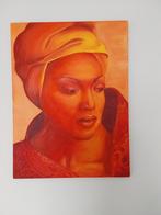 Schilderij Afrikaanse Vrouw, Ophalen