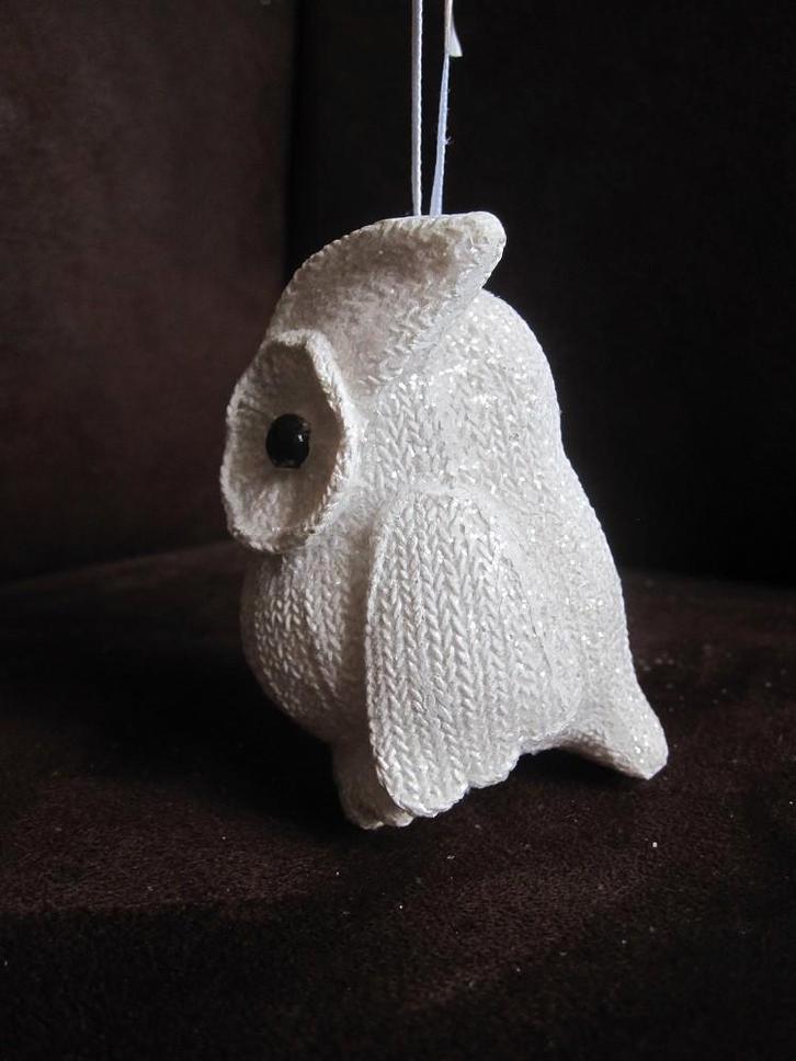 Kerst:: uil beeldje in breilook, Diversen, Kerst, Nieuw, Ophalen