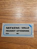 211 Peugeot Nefkens-Vialle sticker, Verzamelen, Ophalen of Verzenden, Gebruikt