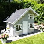 Speelhuisje buiten | Op voorraad | 16mm dikke wanden | Leeuw, Groenestraat 34, 6669DS Dodewaard, Mail@wellestuinhout.nl, Nieuw