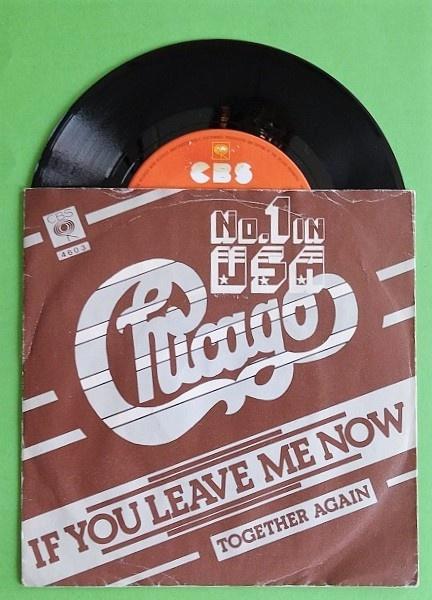 Top2000#1216 Chicago - If you leave me now, Cd's en Dvd's, Vinyl Singles, Zo goed als nieuw, Single, Overige genres, 7 inch, Verzenden