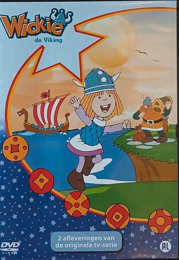 Wickie de viking dvd.s 4 stuks zie foto.pakket 489 beschikbaar voor biedingen