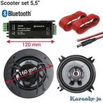 Scooter Bluetooth set 5 inch speakers [5ST-A230]., Auto diversen, ., Nieuw, Ophalen of Verzenden, .