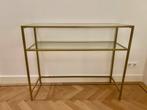 Dressoir - Sidetable - Wandtafel - goud / glas, Huis en Inrichting, Tafels | Sidetables, Ophalen, 100 tot 150 cm, Hotel chique, Scandinavisch