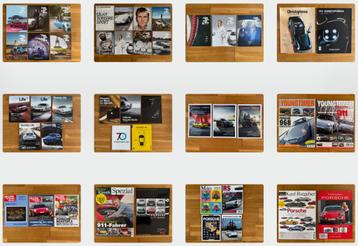 45 Porsche tijdschriften beschikbaar voor biedingen