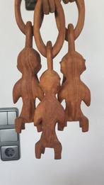 Vintage houten handgemaakte aapjes horen zien zwijgen, Ophalen of Verzenden, Zo goed als nieuw, N.v.t, N.v.t
