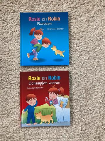 Rosie en Robin 2 x boeken beschikbaar voor biedingen