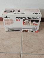 Braun Minipimer Compact Set - Nieuw in doos, Witgoed en Apparatuur, Blenders, Ophalen of Verzenden, Nieuw, Blender