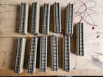 55 stuks rechte rails van Marklin., Hobby en Vrije tijd, Modeltreinen | H0, Wisselstroom, Gebruikt, Rails, Ophalen of Verzenden