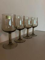 Vier smoke glass rookglas wijnglazen Luminarc, Ophalen of Verzenden, Borrel- of Shotglas, Zo goed als nieuw