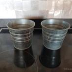 bloempot overpotjes, Huis en Inrichting, Woonaccessoires | Schalen en Manden, Ophalen of Verzenden, Zo goed als nieuw, Rond, Overige materialen