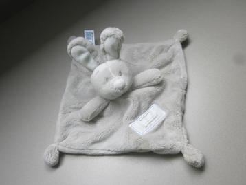 VIB Very Important Baby lichtgrijs pluche knuffeldoek konijn beschikbaar voor biedingen