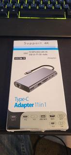 type-c adapter 11 in 1, Ophalen of Verzenden, Nieuw, Minder dan 2 meter