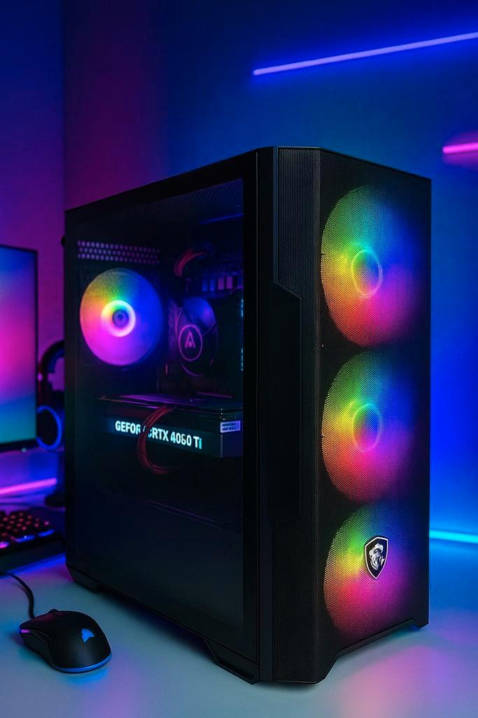 RGB GAME PC - INTEL I5 - RTX 4060 TI - 32GB - 1TB - WIN 11, Computers en Software, Desktop Pc's, Zo goed als nieuw, 3 tot 4 Ghz