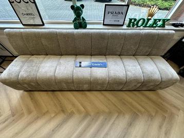 Luxe Velvet Teddy Eetkamerbank Lily Beige NIEUW beschikbaar voor biedingen