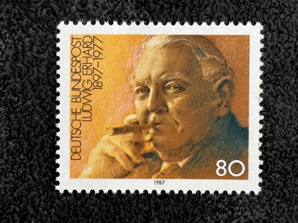 1987 BRD 2172 Ludwig Erhard, POSTFRIS, Ophalen of Verzenden, BRD, Postfris