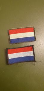 Nld vlaggetjes, Verzamelen, Militaria | Algemeen, Embleem of Badge, Nederland, Ophalen of Verzenden, Landmacht