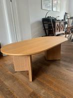 Ovale salontafel van hout van Westwing, Huis en Inrichting, Tafels | Salontafels, Ophalen, Gebruikt, 100 tot 150 cm, 50 tot 100 cm