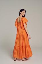 * Devotion * NIEUW lange jurk, zomerjurk, maxi dress., Kleding | Dames, Jurken, Oranje, Ophalen of Verzenden, Maat 36 (S), Onder de knie