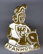 Ivanhoe wit op koper TV/strip speldjes ( R_174 ), Verzamelen, Speldjes, Pins en Buttons, Verzenden, Nieuw, Figuurtje, Speldje of Pin