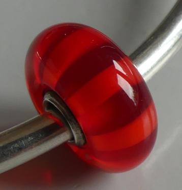 Trollbeads RODE STREEP beschikbaar voor biedingen