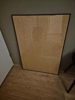 Lijst, zwart 100 x 70 cm, Huis en Inrichting, Woonaccessoires | Lijsten, Ophalen, Gebruikt, Metaal of Aluminium, 75 cm of meer