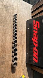 17 delige Snap On dopset met 3/8” drive, Ophalen of Verzenden, Gebruikt