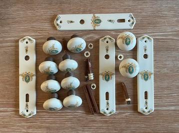 Vintage LIMOGES JM , porcelein deurbeslag deurkrukken beschikbaar voor biedingen