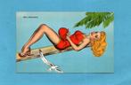 " Miss Adventure " mooie oude glamour/PinUp M231 ca1940, Verzenden, 1920 tot 1940, Ongelopen