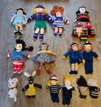 Unieke handgemaakte gebreide poppen– set van 18 stuks, Verzamelen, Ophalen, Gebruikt, Pop
