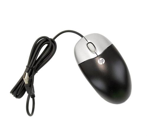 Origineel HP USB optische muis 265986-011, zwart/zilver, Computers en Software, Muizen, Nieuw, Muis, Bedraad, Ophalen of Verzenden