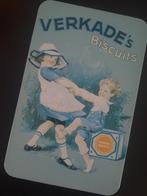 Vintage verkade biscuit blik, Ophalen of Verzenden, Gebruikt, Koek(jes), Verkade