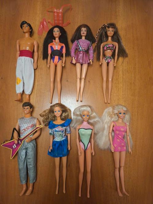 Partijtje jaren '80 en '90 Barbiepoppen, Kinderen en Baby's, Speelgoed | Poppen, Gebruikt, Barbie, Ophalen of Verzenden