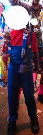 Mario kostuum maat 140/146  3 delig €15,00, Kinderen en Baby's, Carnavalskleding en Verkleedspullen, Jongen, Ophalen of Verzenden