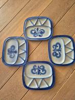 Jasba fondueborden vintage 4 stuks West Germany jaren 70, Antiek en Kunst, Ophalen of Verzenden