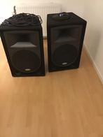 Twee gebruikte (paar keer gebruikt) Samson luidsprekerboxen, Audio, Tv en Foto, Luidsprekers, Overige typen, Zo goed als nieuw