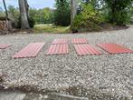 Rode Dakplaten - Gebruikt, Doe-het-zelf en Verbouw, Nieuw, 15 m² of meer, Metaal, Rood