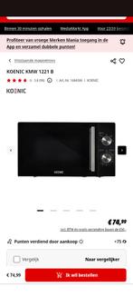 Magnetron KOENIC KMW 1221, Ophalen, Gebruikt, Minder dan 45 cm, Magnetron