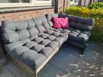 Palletbank loungeset incl kussenset, Tuin en Terras, Tuinsets en Loungesets, Ophalen, Zo goed als nieuw, Hout
