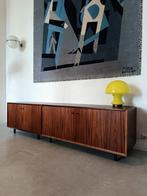 XL Lowboard Rio Palissander / IDEE Möbel 1960's, Ophalen, Mid Century Modern Design, 200 cm of meer, 25 tot 50 cm