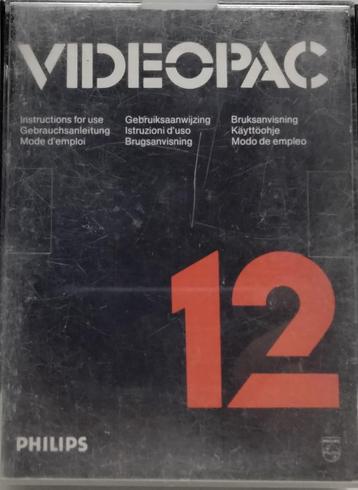 Take the Money and Run 12, VideoPac Video Cartridge + boekje beschikbaar voor biedingen