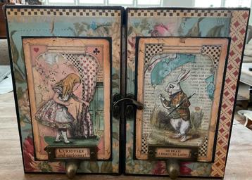 DIORAMA ALICE in Wonderland uniek! Mag nu weg voor €125,00 beschikbaar voor biedingen