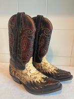 Sendra cowboylaarzen – slangenleer en borduurwerk 42, Kleding | Dames, Schoenen, Ophalen of Verzenden, Gedragen, Bruin, Hoge laarzen