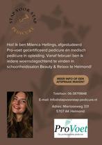 Pedicure behandeling, Vacatures