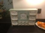 Vintage Kruidenkast met Porseleinen Lades, Antiek en Kunst, Ophalen