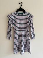 Jurk, Meisjes, Maat 122-128, Roze met groene streep, Hema, Gebruikt, Meisje, Ophalen of Verzenden, Jurk of Rok