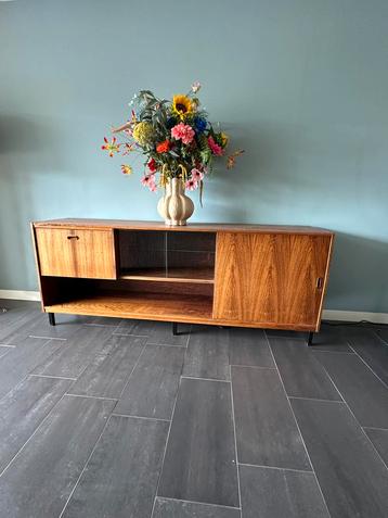 Vintage Deens Design Dressoir Teakhout 220cm beschikbaar voor biedingen